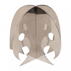 Silverplated abstract elephant sculpture 